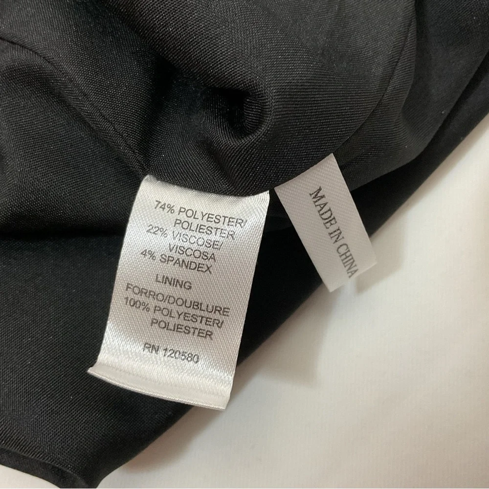 Amanda + Chelsea black and white skirt 14 NWT